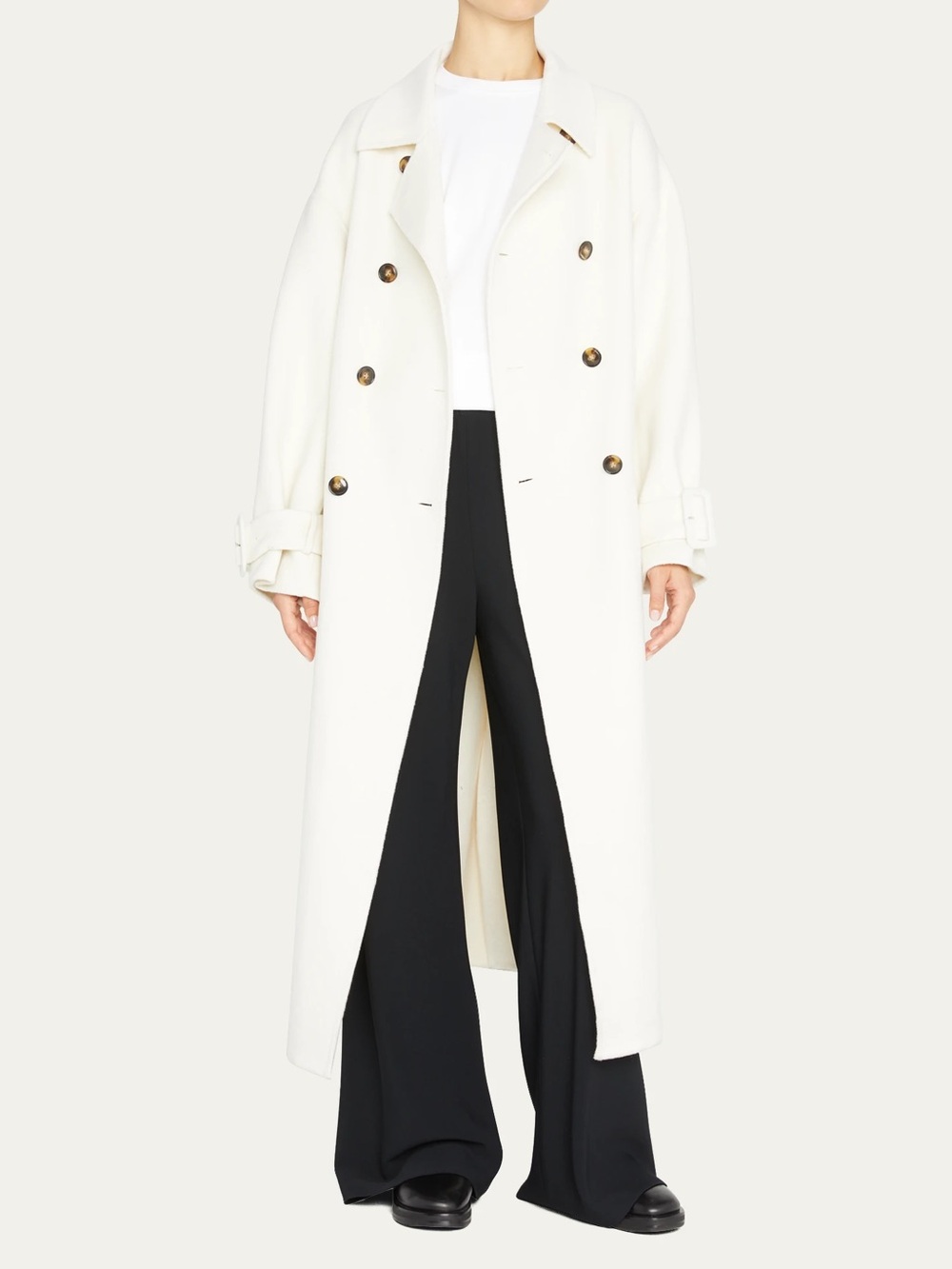 Loulou Studio  ivory Boras Coat